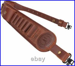 Shotgun 12 Gauge Ammo Shell Holder Bandolier Gun Shoulder Strap Sling (Swivels)