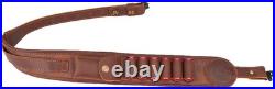 Shotgun 12 Gauge Ammo Shell Holder Bandolier Gun Shoulder Strap Sling (Swivels)