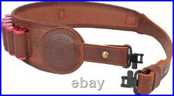 Shotgun 12 Gauge Ammo Shell Holder Bandolier Gun Shoulder Strap Sling (Swivels)