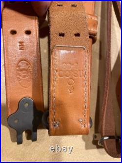 Sling Leather Rifle Lot of 5 Excellent Condition Sling Swivels MILSPEC