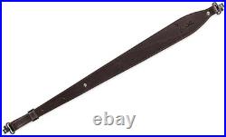 Sling, Leather Rifle Sling, Dark Brown, 35.5 Inch, Solid, 1 Count