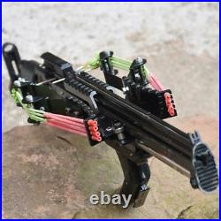 Slingshot Rifle Hunting Catapult Continuous Shooting 40-rounds Ammo and Arrow