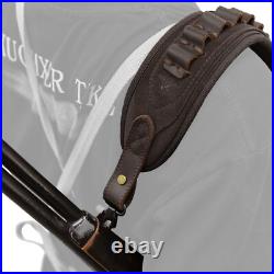 Soft Leather Gun Cheek Rest Riser Stock + Gun Sling for. 22MAG. 30-30.45-70 12GA
