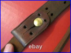 Span Am War US Army Model 1898 Leather Sling for the Krag Jorgensen Rifle NICE