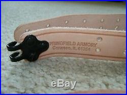 Springfield Armory 1 1/4 Leather Rifle Sling M1907 1 1/4 MRT Leather Sling