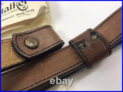 Stalker 106 Cowhide Leather Rifle Sling Gun Carrying Strap Italy Vintage