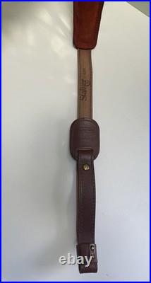 Stalker Deer Padded Leather Rifle Sling With Suede Backing