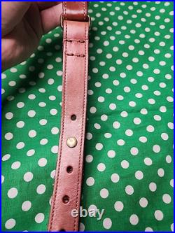 Stalker Stacked Leather Stitched Leather Rifle Sling Suede Backed Rifle Sling