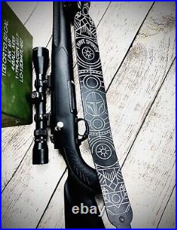 Star Wars Rifle Sling Mandalorian Rifle Sling Personalized Gun Sling Beskar