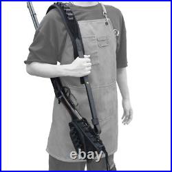 Suit of Leather Rifle Gun Buttstock + Gun Sling Strap for. 30-30 12GA. 45-70.22