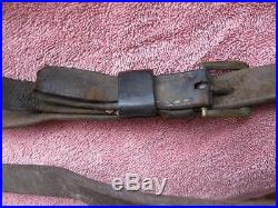 Super Rare Civil War Confederate Maynard Carbine Leather Sling rifle holder