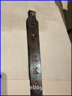 TIKKA # 2 Custom Leather Rifle Sling Hand Tooled and Handmade in the USA