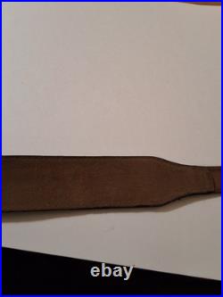 TOREL TOP GRAIN COWHIDE Made In U. S. A. 4885 Rifle Sling RARE DEER SCENE