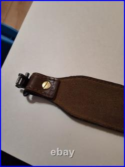 TOREL TOP GRAIN COWHIDE Made In U. S. A. 4885 Rifle Sling RARE DEER SCENE