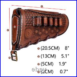TOURBON 12GA Ammo Holder Recoil Pad Gun Sling Barrel Sleeve No Drilling Mount