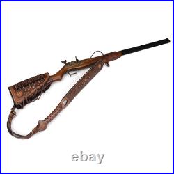 TOURBON 12GA Ammo Holder Recoil Pad Gun Sling Barrel Sleeve No Drilling Mount