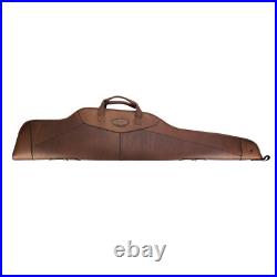 TOURBON Hunting Leather Rifle Scoped Case Shotgun Soft Padded Carry Shoulder Bag