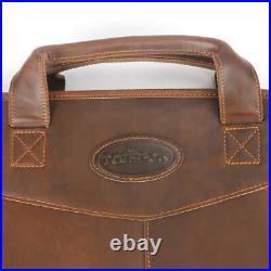 TOURBON Hunting Leather Rifle Scoped Case Shotgun Soft Padded Carry Shoulder Bag