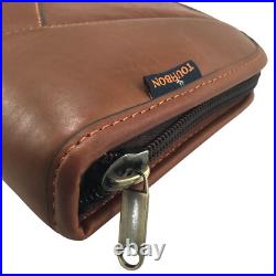 TOURBON Hunting Leather Rifle Scoped Case Shotgun Soft Padded Carry Shoulder Bag