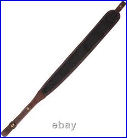 TOURBON Hunting Rifle Bandolier Sling with Swivels, Gun Strap with Cartridge Amm