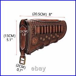 TOURBON Hunting Sets of Recoil Pad&Gun Sling&Barrel Sleeve No Drilling Mount