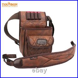 TOURBON Hunting Waist Bag Range Shooting Cartridges Pack+Rifle Sling Gun Strap