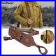 TOURBON-Leather-Gun-Sling-for-Barrel-No-Drill-Mount-243-Ammo-Carrying-Holder-01-iyv