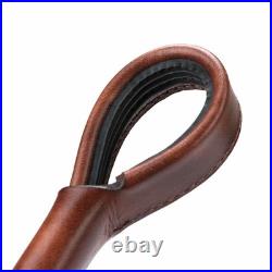 TOURBON Leather Gun Sling for Barrel No Drill Mount. 308/30-06/. 243 Ammo Holder