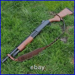 TOURBON Leather NO-Drill Rifle Sling Muzzleload Mount No Swivels Need Gun Strap