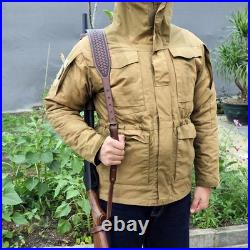 TOURBON Leather NO-Drill Rifle Sling Muzzleload Mount No Swivels Need Gun Strap
