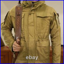 TOURBON Leather Rifle Sling Gun Muzzleloading Ammo Strap Barrel Mounted Connect