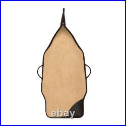 TOURBON Leather Rifle Slip Bag Scoped Soft Padded Cover 50 Hunting Gun Storage