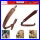 TOURBON-Retro-Leather-Rifle-Sling-Gun-Carry-Strap-Finger-Rest-Hunting-withSwivels-01-kavv