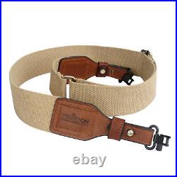 TOURBON Shooting Range Rifle Shotgun Sling with Swivels Screws Stud gun Strap