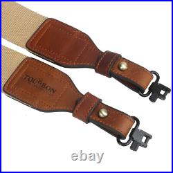 TOURBON Shooting Range Rifle Shotgun Sling with Swivels Screws Stud gun Strap