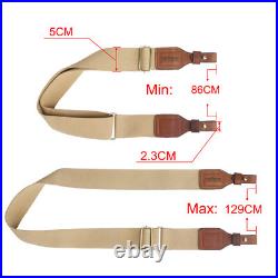 TOURBON Shooting Range Rifle Shotgun Sling with Swivels Screws Stud gun Strap
