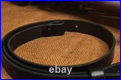 The Hunter -1 Wide Leather Rifle Sling by (Black)