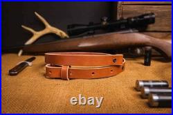 The Hunter -1 Wide Leather Rifle Sling for Rifles and Shotguns The Hunter -1 Wide Leather Rifle Sling for Rifles and Shotguns