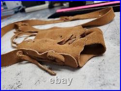 Tie On Leather Suede Strap Sling For Muzzleloader Rifle Shotgun Vintage Old #2