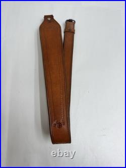 Tombstone saddlery san pedro sling brown leather vintage floral tooled Tombstone saddlery san pedro sling brown leather vintage floral tooled