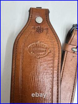 Tombstone saddlery san pedro sling brown leather vintage floral tooled Tombstone saddlery san pedro sling brown leather vintage floral tooled