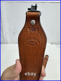 Tombstone saddlery san pedro sling brown leather vintage floral tooled