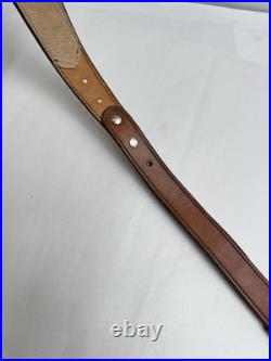 Tombstone saddlery san pedro sling brown leather vintage floral tooled