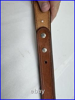 Tombstone saddlery san pedro sling brown leather vintage floral tooled