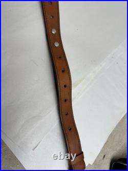 Tombstone saddlery san pedro sling brown leather vintage floral tooled