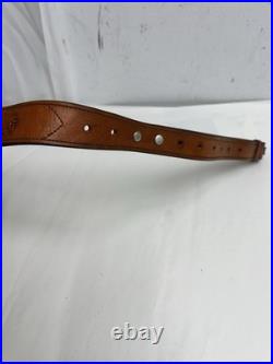 Tombstone saddlery san pedro sling brown leather vintage floral tooled