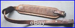 Tooled Leather Rifle Sling Deer Scene Winchester Model 70 Pre 64