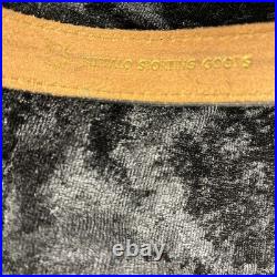 Tooled Leather Rifle Sling Padded with Deer and Mountain Scene Adjustable Strap