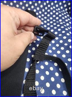 Tooled Remington Leather Rifle Sling White Stitched Suede Backed With Swivels