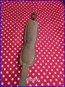 Tooled Stitched Whitetail Padded Leather Rifle Sling With Swivels Shotgun Sling